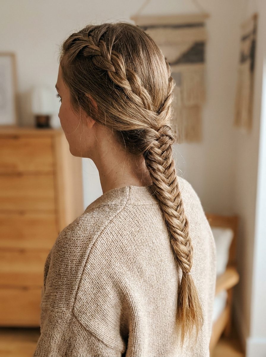 Doppelter Flechtzopf - flechtfrisuren